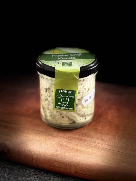 Bio-Frischk&auml;se in &Ouml;l "Frischer Gru&szlig;" Krauta