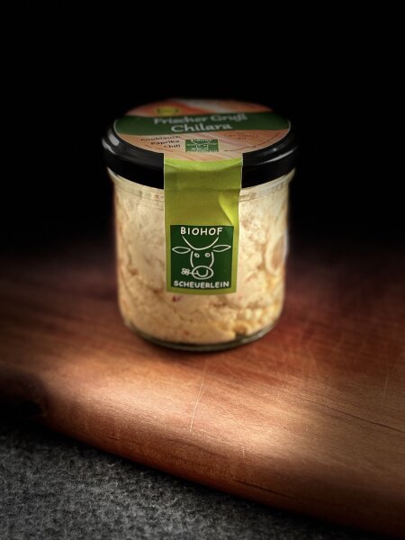 Bio-Frischk&auml;se in &Ouml;l "Frischer Gru&szlig;" Chilara