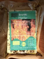 Bio-Bratmi Grill- und Bratk&auml;se 150g Pfeffer