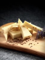 Bio-Weidemilchk&auml;se Bockshornklee verpackt