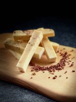 Bio-Weidemilchk&auml;se Feuer und Flamme verpackt
