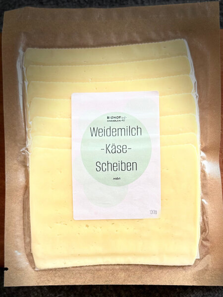 Bio-Weidemilchk&auml;sescheiben natur 130g